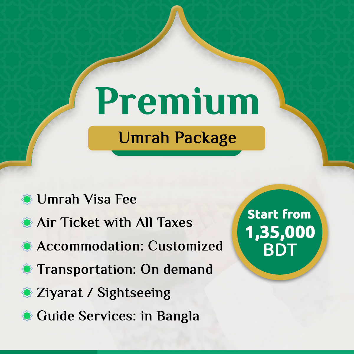 Premium Family Umrah Package Makkah